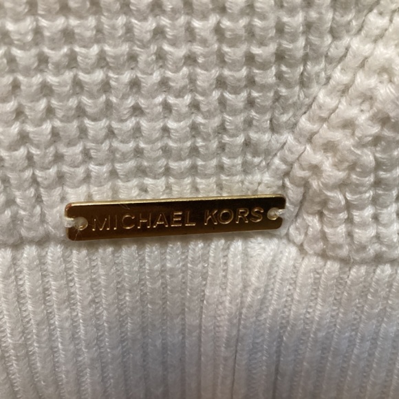 Michael Kors cream colored hoodie over the head size Med - Picture 3 of 13